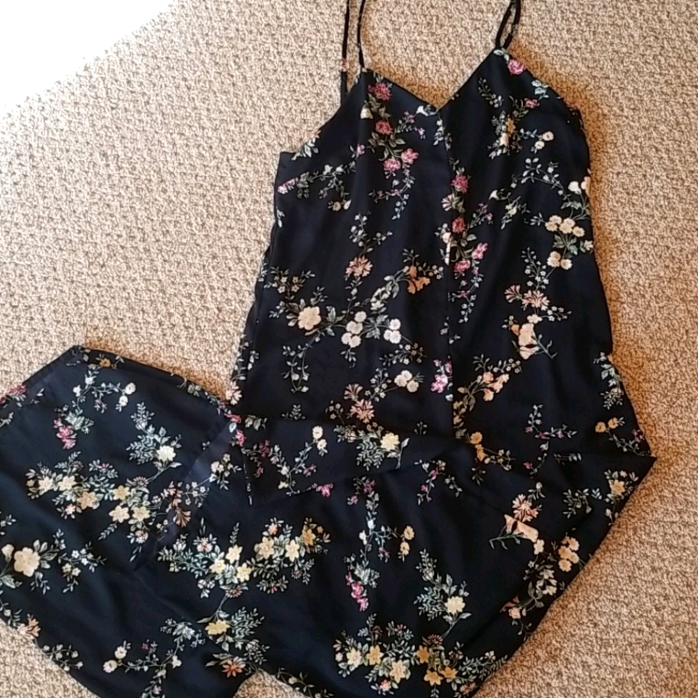 Floral 90s style Jumpsuit